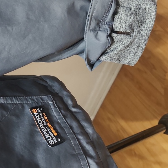 [S] SUPERDRY Grey Elite Windcheater Jacket - Men's - Picture 3 of 9